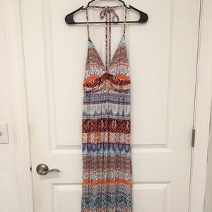 Aqua Maxi Dress